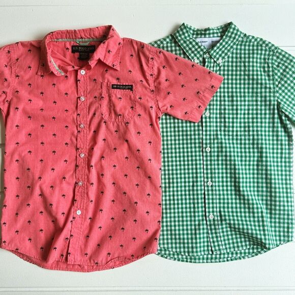 Abercrombie Kids Old Navy Cat & Jack US Polo Assn Boys Chinos/Dress Shirts NWOT - Picture 4 of 16